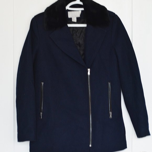 H&M Navy Peacoat - Picture 4 of 8